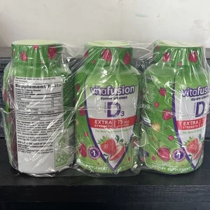 3 Pack Vitafusion D3 Extra Strength Gummy Vitamins Dietary, 05/25 - Picture 1 of 3
