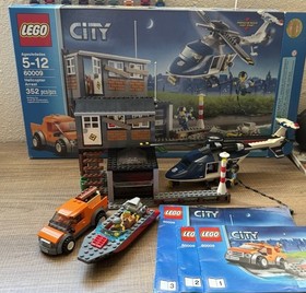 LEGO 60009 CITY: Helicopter Arrest 100% Complete + Box EUC!!