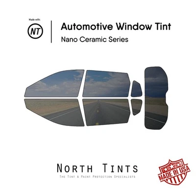 Película de tinte de ventana precortada nano cerámica vidrio automotriz para Nissan Rogue 2021-2026 Foto 1 de 4