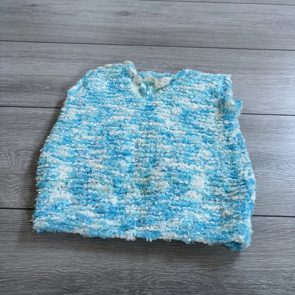 Selbstgestrickter Pullover Gr 80/86 - Bild 1 von 1
