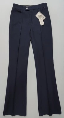 Pantalones acampanados para mujer Zara azul marino talla XS Foto 1 de 4