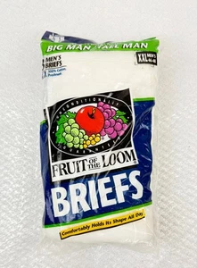 DE COLECCIÓN 1996 FRUIT OF THE LOOM XXL CALZONCILLOS PARA HOMBRE - NUEVOS EN PAQUETE - Imagen 1 de 6