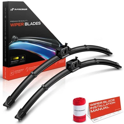 A-Premium 2Pcs 24" & 24" Windshield Wiper Blades vfor Mercedes-Benz CLS550 W218 - Imagem 1 de 4