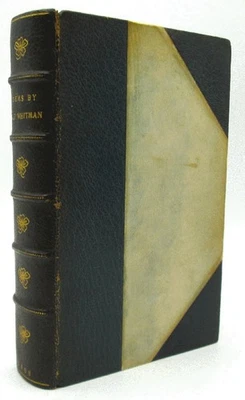 Poems by Walt Whitman, Selected and Edited By William Michael Rossetti (2nd UK.. - Image 1 of 4