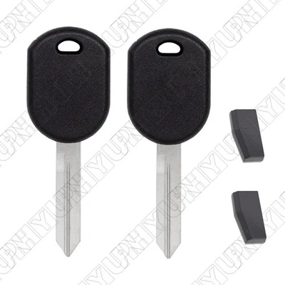 4D63 Unbeschnittener Transponder-Schlüssel für Ford Lincoln Mazda Mercury 599114 - Image 1 of 4