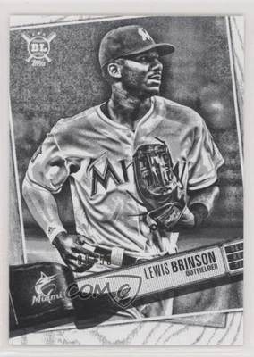 2019 Topps Big League Artist Rendition /50 Lewis Brinson #261 - Image 1 of 2