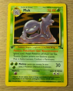 CARTA POKEMON MUK HOLO prima edizioneITALIANO n.13/62 SET FOSSIL 2000 - Foto 1 di 2