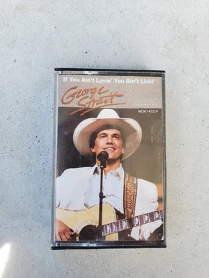 GEORGE STRAIT If You Ain't Lovin' You Ain't Livin' Cassette Vintage Tested  Foto 1 de 2
