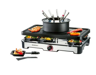 Silvercrest Raclette Grillplatte Raclettegrill Kleingrill Grill SRGF 1400 A2 NEU - Bild 1 von 4