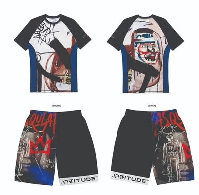 A&p X Basquiat Rnc Rashguard & Short (Set) No Gi grapplers Jiu Jitsu Competitor. - Image 1 of 4