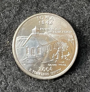 2004 D Iowa State Quarter Circulated Free Shipping - Picture 1 of 2