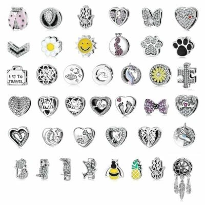 Reflexions Charms Clips Charm Silber 925 Herz Anhänger Love Mom Beads Silber 925 - Bild 1 von 4