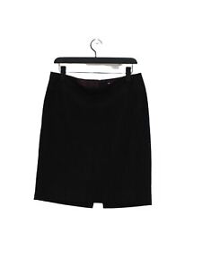 Banana Republic Women's Midi Skirt UK 12 Black Wool