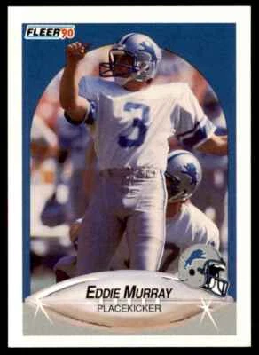1990 Fleer Eddie Murray Detroit Lions #282 - Image 1 of 2