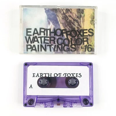 Earth Of Foxes + Watercolor Paintings - Split Cassette Tape - 2016 Purple LE Foto 1 de 4