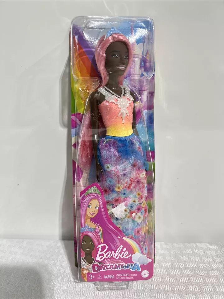 Barbie Dreamtopia Unicorn Doll - Pink And Yellow Hair- Mattel
