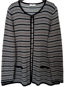 Strickjacke PETER HAHN Langarm Viskose/Baumwolle Gr. 48 - s. Maße unten! - Bild 1 von 9