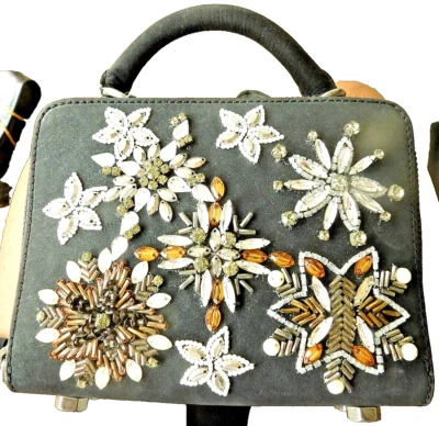 REBECCA MINKOFF КОРОБКА ЧЕРЕЗ ПЛЕЧО ЧЕРНАЯ СУМКА СТИЛЬ # HF17FJSX06--ОРИГИНАЛЬНАЯ ЦЕНА $195 КАК - Изображение 1 из 4