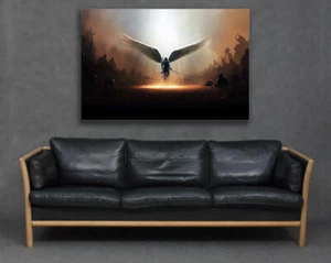 Erzengel Michael Krieger Beschützer biblischer Heiliger Leinwand Druck Wandkunst Bild - Bild 1 von 7