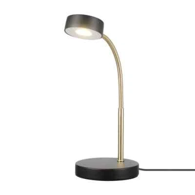 Hampton Bay 15 in. Matte Black LED Lamp with Adjustable Lamp Head - Image 1 of 4