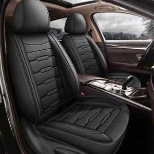 For Hyundai Santa Cruz 2022-2024 Car 2-Seat Cover Front Row Faux Leather Cushion - Picture 1 of 6