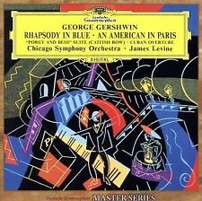 Gershwin Rhapsody In Blue/James Levine Piano Conductor Chicago Symphony Orchestr