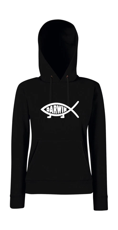 Darwin Parodie Girlie Kapuzenpullover  - Bild 1 von 1
