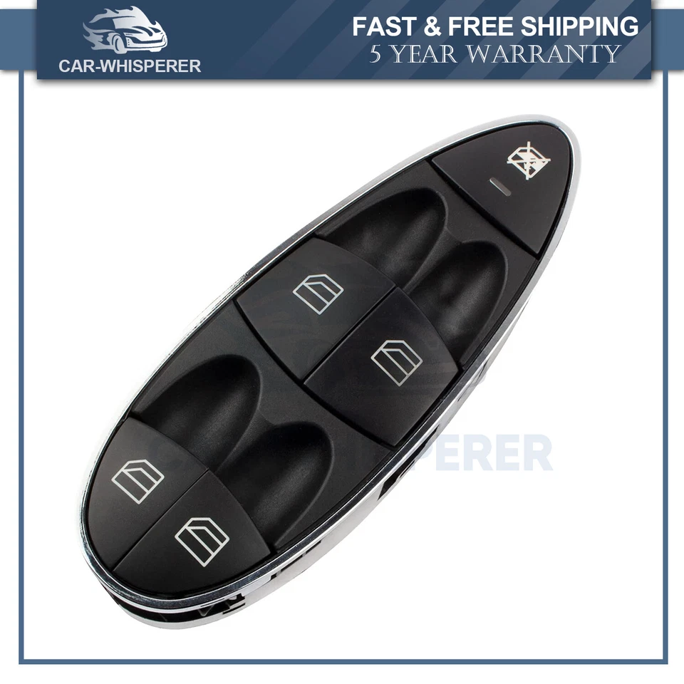 Interruptor de ventana delantero izquierdo lado del conductor para Mercedes-Benz E320 2003-2009 sedán Foto 1 de 4