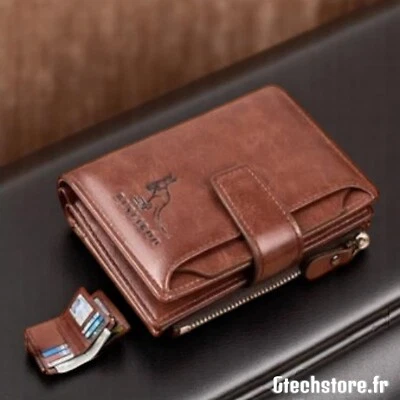 Portefeuille de blocage RFID pour hommes - Photo 1/4