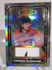 2022-23 UD STATURE VARIATION 2-COLOR PATCH AUTO CONNOR MCMICHAEL #5/7 SSP