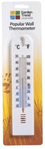 Thermometer 20cm Indoor Outdoor Temperature Wall Hanging Room Sensor No Mercury - Picture 1 of 2