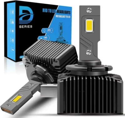 D1S LED Headlight Bulbs, HID to LED, 90W 6000K Xenon White, Replacement OEM D1S - Image 1 of 4