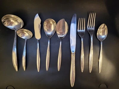 Cubiertos de plata esterlina EASTERLING HELENE ELECCIÓN tenedor cuchillo cuchara pieza para servir Foto 1 de 2