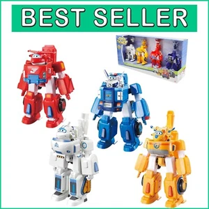 Confezione da 4 giocattoli aerei trasformabili - minifigure Jett, Donnie, Paul & Astra - Foto 1 di 6