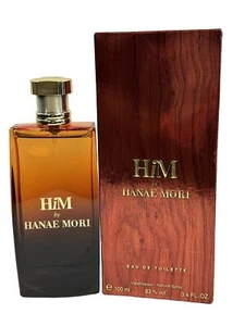 Hanae Mori HIM 3.4oz Eau de Toilette Spray For Men New In Sealed Box - Picture 1 of 3
