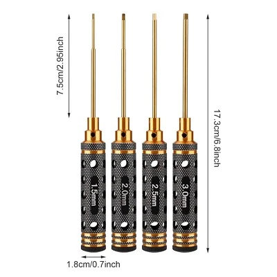 Rc Car Hex Tool Set Drivers Wrench for Tamiya Trf Losi Tlr Team Associated  - Image 1 of 4