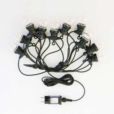 V-TAC VT-70510 catenaria luminosa led 3000K lampadine globo filamento 10pcs 5M r - Immagine 1 di 4