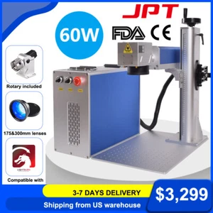 JPT 60W MOPA Fiber Laser Engraver Color Marking Machine for Metal Stain Steel - Picture 1 of 12