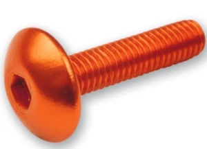 Vite TCBEI in Ergal Arancione Testa Bombata M5x20 (Misure Ø5x20 mm) - Imagen 1 de 4