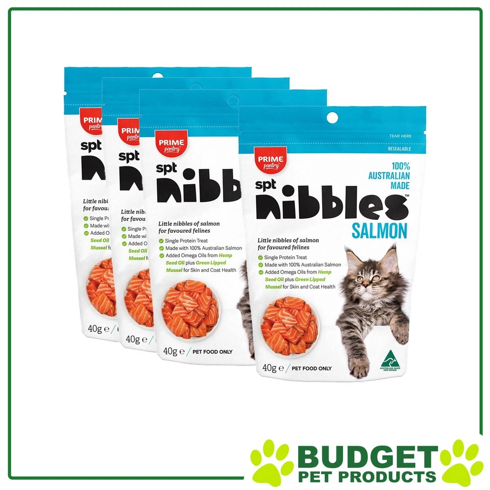 Prime Pantry Nibbles SPT Single Protein Salmon Treats For Cats 160g - image 1 of 1