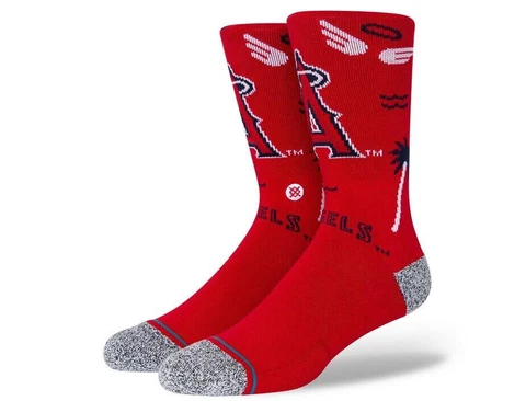 Stance MLB Los Angeles Angels Landmark Infiknit Crew Socks Men’s L 9-13 NEW Cover