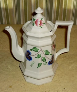 LARGE TEAPOT heavy porcelain by Iroquois / Henry Ford Museum Collection. Floral - Picture 1 of 7