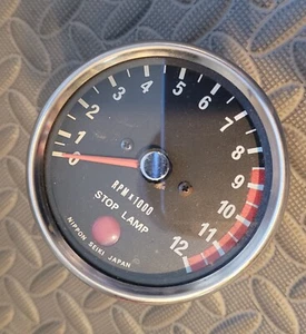 Vintage OEM Kawasaki H1 H-1 KH 500 tach Tachometer RPM GAUGE METER - Picture 1 of 13