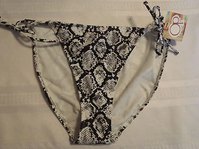 OP Junior L o XL Traje de Baño Lateral Corbata Parte Inferior Panty Nuevo con Etiquetas Elección Cuadros Lunares Foto 1 de 3