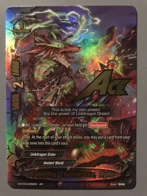 FUTURE CARD BUDDYFIGHT RUMBLING THUNDERAXE AGITO S-BT03/0066EN AR - Image 1 of 4