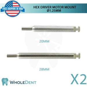 Controlador hexagonal de montaje de 2 motores 1,25 mm para fijación prótesis dental de turbina de baja velocidad - Imagen 1 de 3