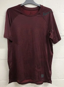 Nike Pro Hyper Cool Training Laufen Gym Burgundy Top Größe Large - Bild 1 von 8