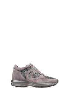 SCARPE SNEAKERS DONNA GEOX HAPPY D6462A 022EW C9278 PELLE ORIGINALE AI NEW - Picture 1 of 3
