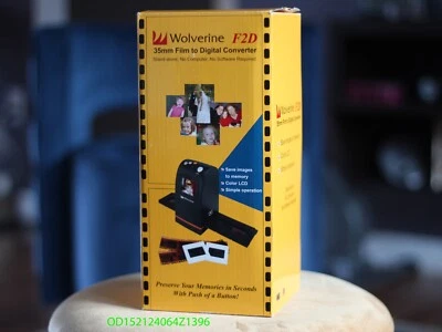 Wolverine F2D 35mm Film to Digital Converter Stand Alone Preserve Memories MIB - Image 1 of 4