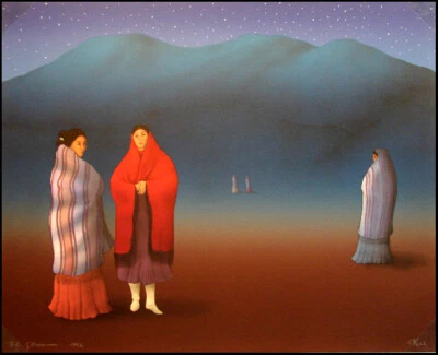 R.C. Arte litográfico firmado a mano Gorman "Journey to Sacred Lake" 1996 L@@K! Foto 1 de 3